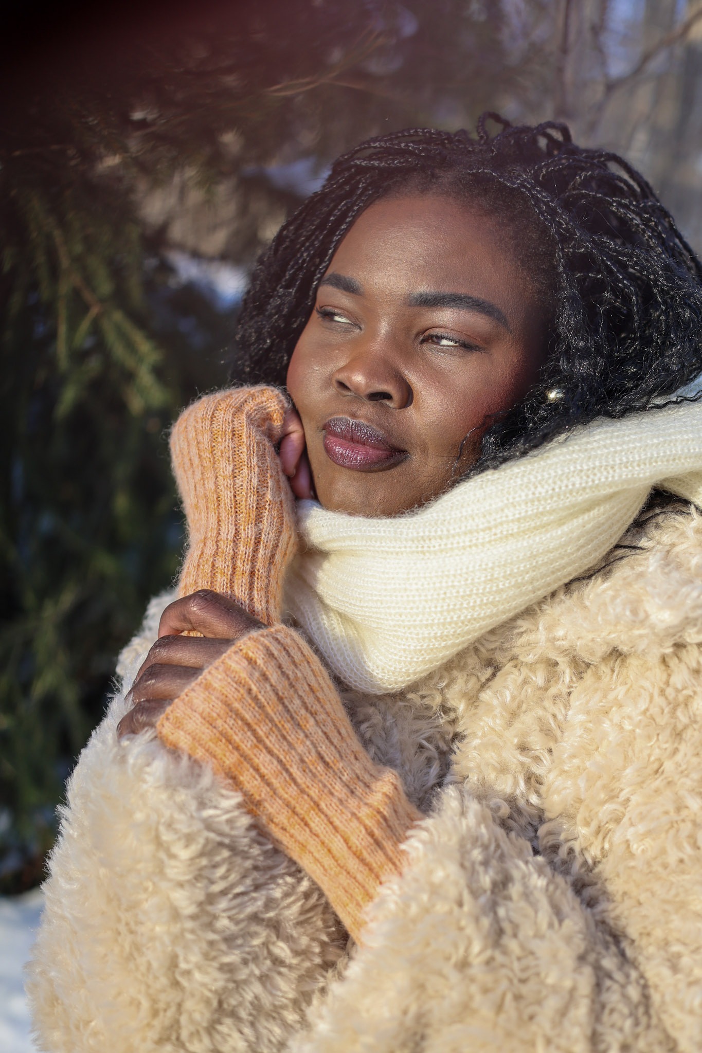 kotimainen pellavahuivi